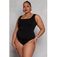 thumbnail image 1 of Womens Plus Size Square Neck Tank Bodysuit, 1 of 3