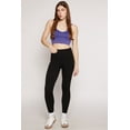 thumbnail image 1 of Womens Ribbed Knit Fleece Lined High Waist Leggings, 1 of 3
