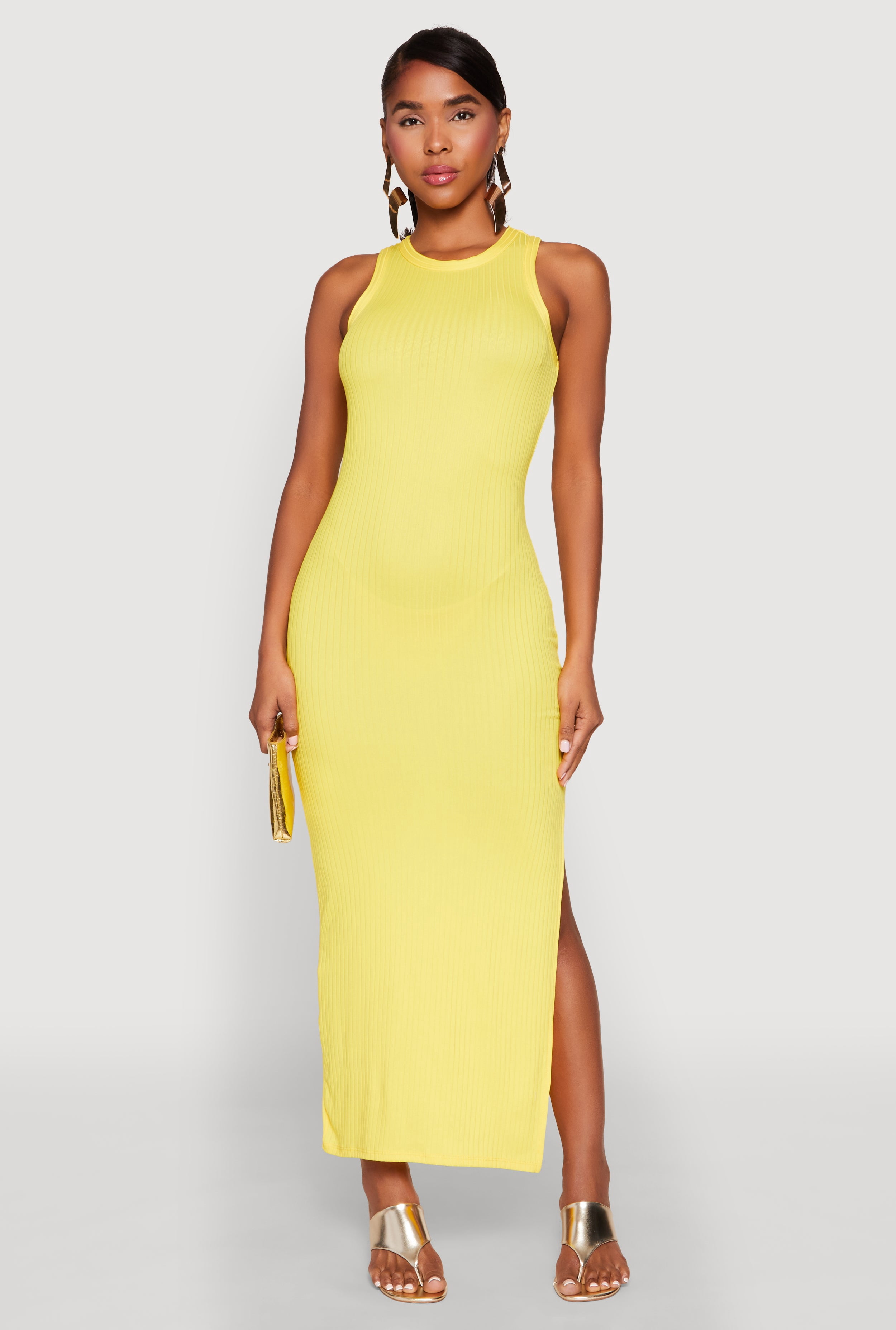 Ribbed Tank Maxi Dress main image 1