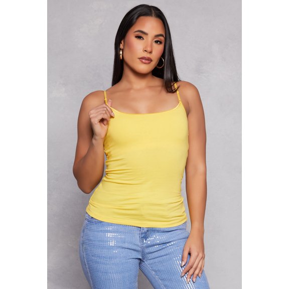 Women's Scoop Neck Shelf Bra Cami