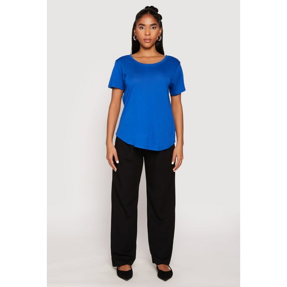 Womens Short Sleeve Oversized T Shirt