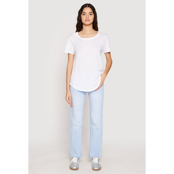 Womens Short Sleeve Oversized T Shirt