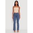 thumbnail image 1 of Womens Side Ruched Cropped Tube Top, 1 of 5
