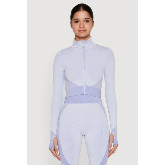 Womens Striped Detail Two Tone Track Jacket