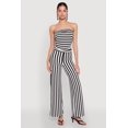thumbnail image 1 of Womens Striped Wide Leg Pants, 1 of 4