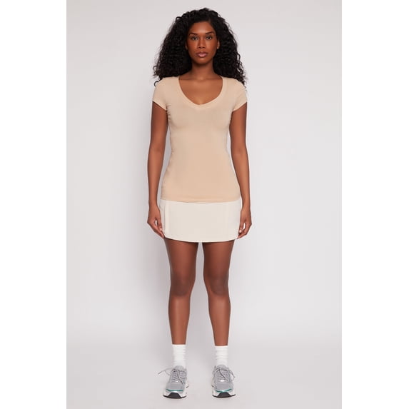 Women's V Neck Short Sleeve T Shirt