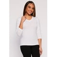 thumbnail image 1 of Womens V Neck Long Sleeve Tee, 1 of 3