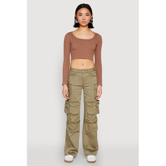 Womens VIP Straight Leg Cargo Pants