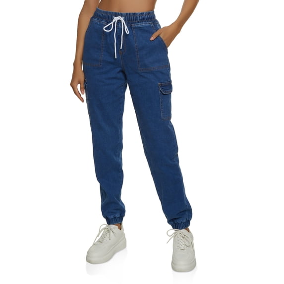 Women's WAX Denim Joggers — free download