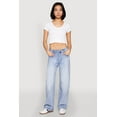 thumbnail image 1 of Womens WAX Straight Whiskered Jeans, 1 of 5