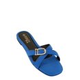 thumbnail image 1 of Women's Criss Cross Buckle Slide Sandals, 1 of 3