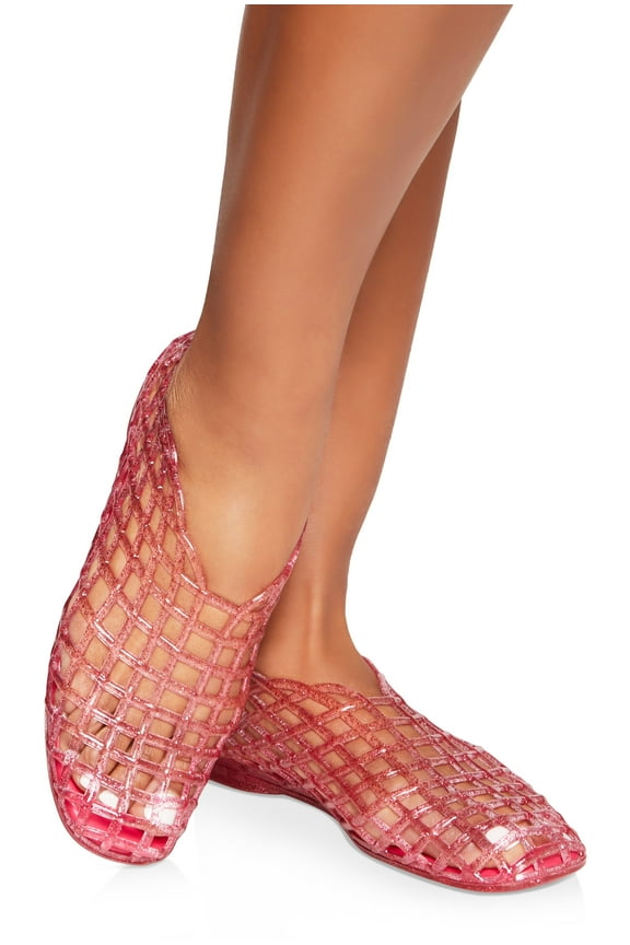 Women's Cut Out Jelly Flats