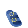 thumbnail image 1 of Women's Double Buckle Band Slide Sandals, 1 of 3