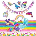 thumbnail image 1 of Rainbow Sparkle Party Ultimate Tableware Kit Assortment May Vary, 1 of 1