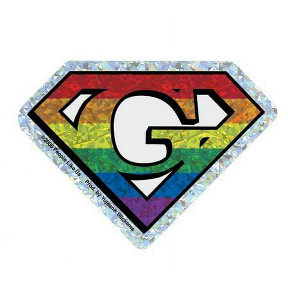 Rainbow Sparkling Diamond Cut Gay Pride - Sticker / Decal