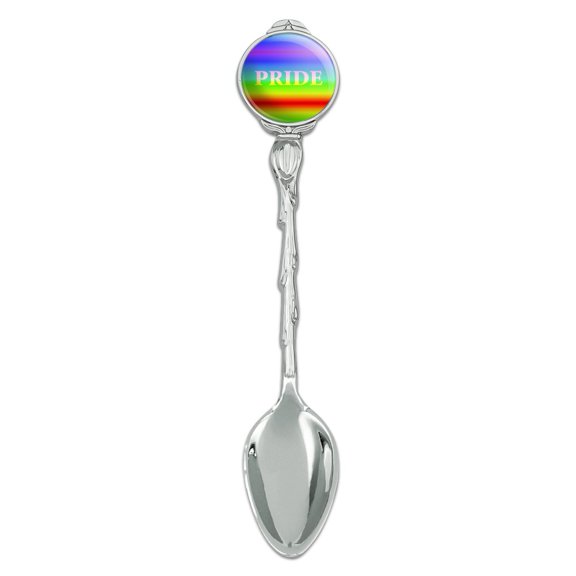 Rainbow Spectrum LGBT Pride Gay Lesbian Bisexual Transgender Novelty Collectible Demitasse Tea Coffee Spoon