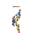 thumbnail image 1 of Rainbow Spiral Stairway Capiz Wind Chime, 1 of 1