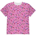 thumbnail image 1 of Rainbow Sprinkles All Over Youth T Shirt Light Pink YLG, 1 of 2