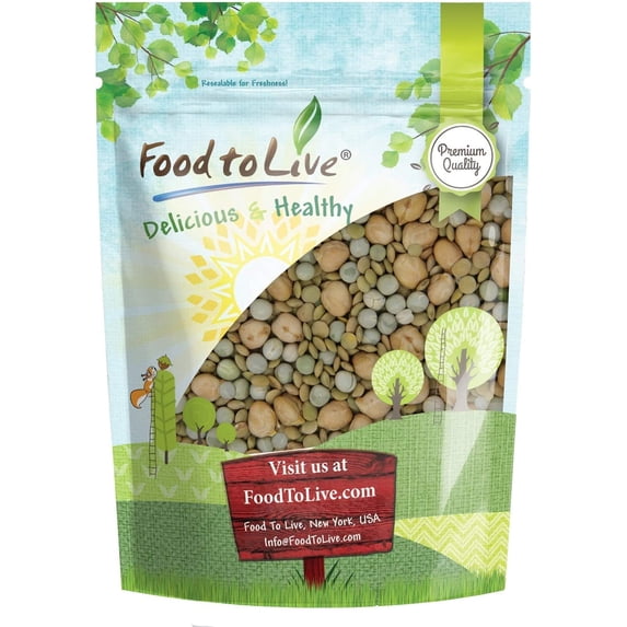Rainbow Sprouting Beans Mix, 1 Pound — Kosher, Sproutable — by Food to Live