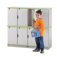 thumbnail image 1 of Stacking Lockable Lockers -  Double Stack - Key Lime Green, 1 of 6