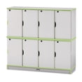 thumbnail image 1 of Stacking Lockable Lockers -  Double Stack - Key Lime Green, 1 of 6