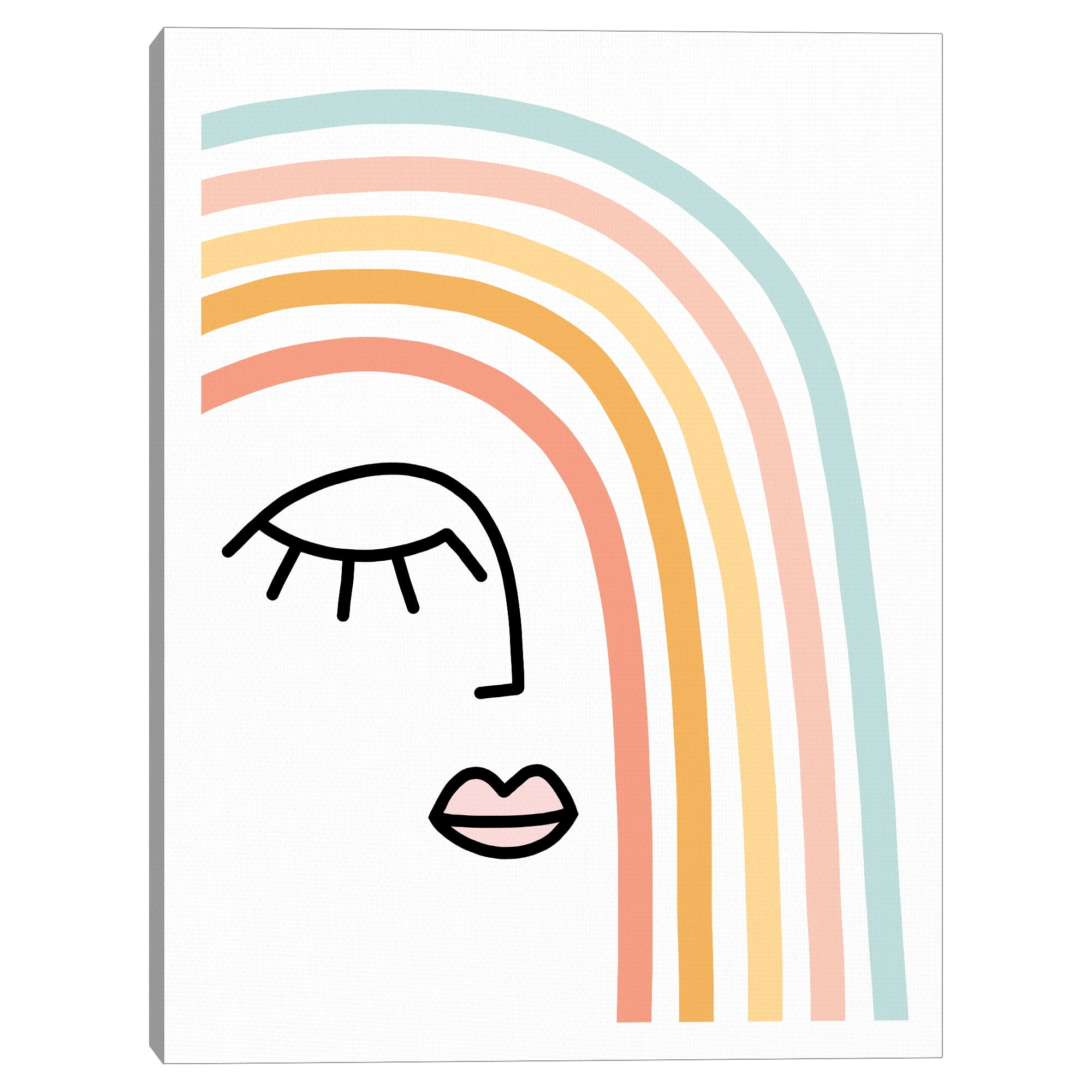 Rainbow State of Mind by Dominique Vari Canvas Art Print