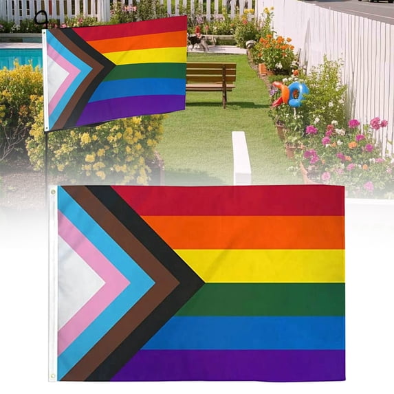 Rainbow Stick Flag, Hand-Held Flag On Stick,Handheld Pride Flags,Banners for Parades Festivals Party Decorations And Outdoor Events Desk Decor Pride Rainbow Flags Hand Waving Festival Flag