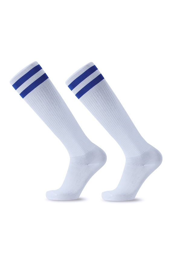 Rainbow Striped Knee High Socks for Women Long Socks Tube Socks Roller Skate Socks for Girls Youth Gift(1 Pair)