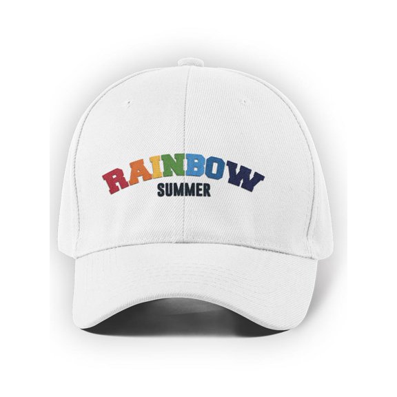 Rainbow Summer Hat  -Smartprints Designs,  Small
