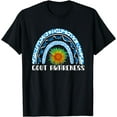 thumbnail image 1 of Rainbow Sunflower Gout Awareness T-Shirt, 1 of 2