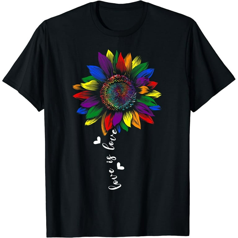 Rainbow Sunshine Sunflower Vintage Tee Rainbow Sunshine Sunflower Vintage Tee