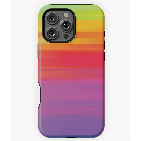 Rainbow Sunset Colorful Gradient M4868 Phone Case for iPhone 17 16 15 14 13 12 11 Pro Max