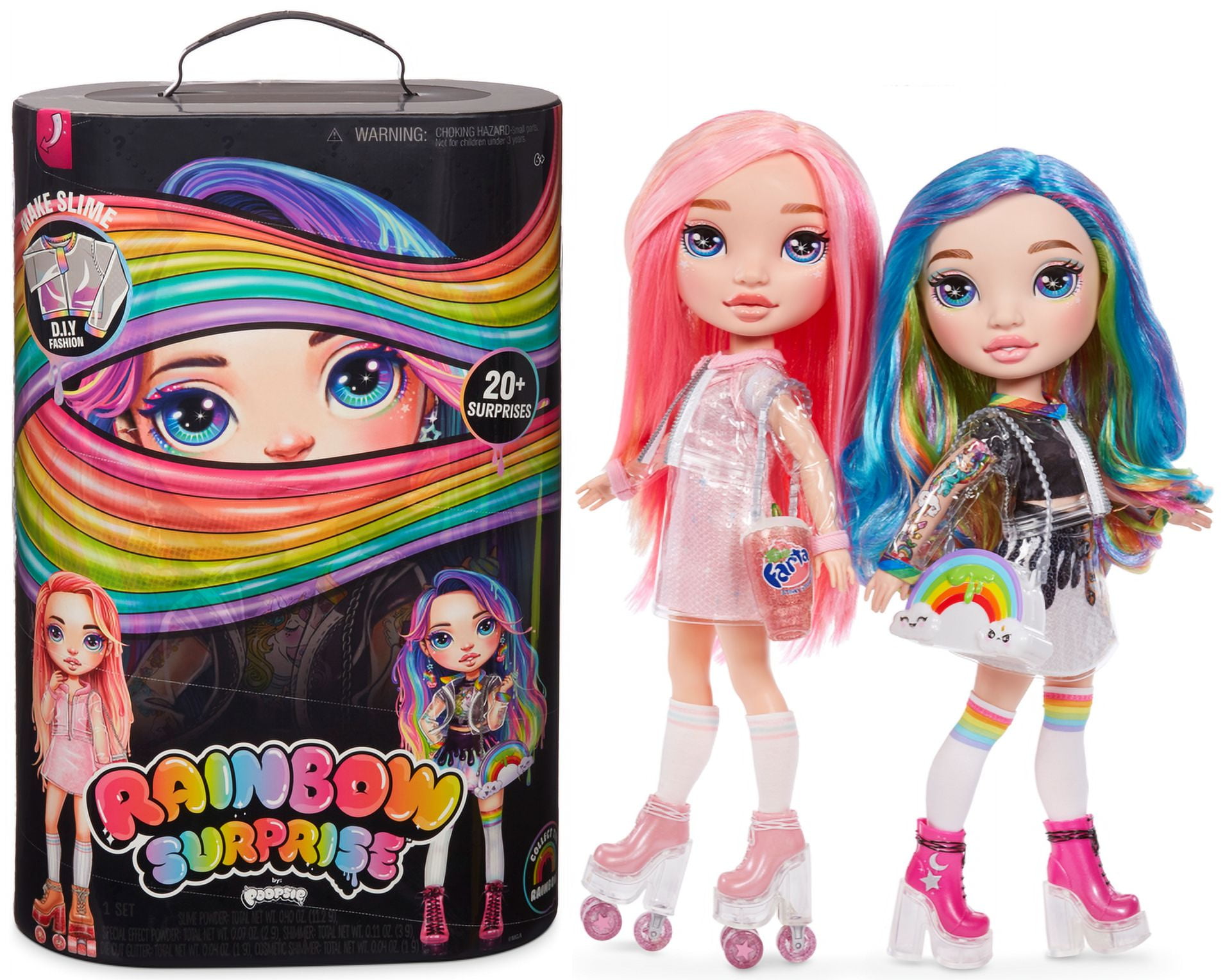 Rainbow Surprise by Poopsie: 14 Doll with 20+ Slime & Fashion Surprises,  Rainbow Dream or Pixie Rose