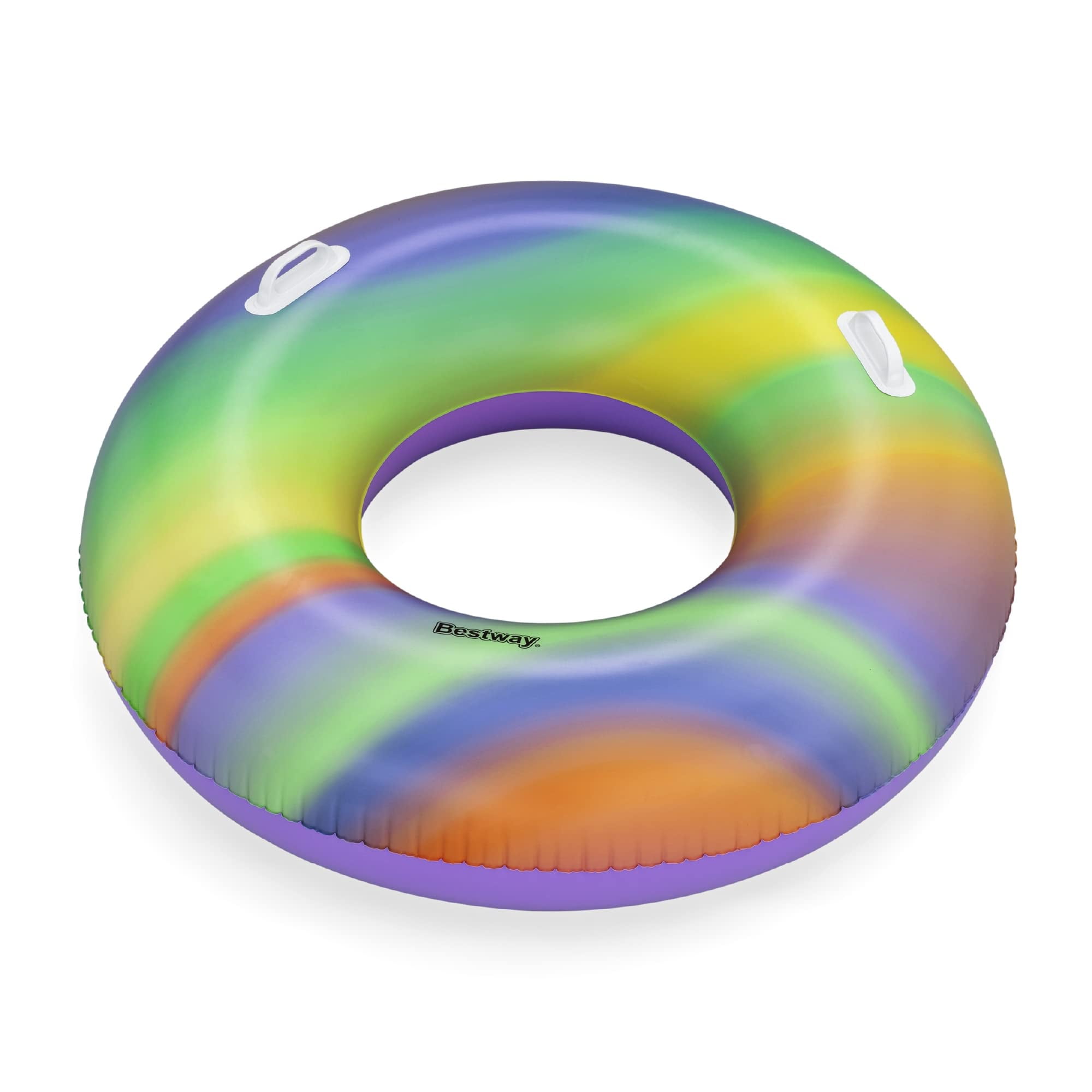 Bestway Rainbow Inflatable Swim Tube Pool Float - Walmart.com