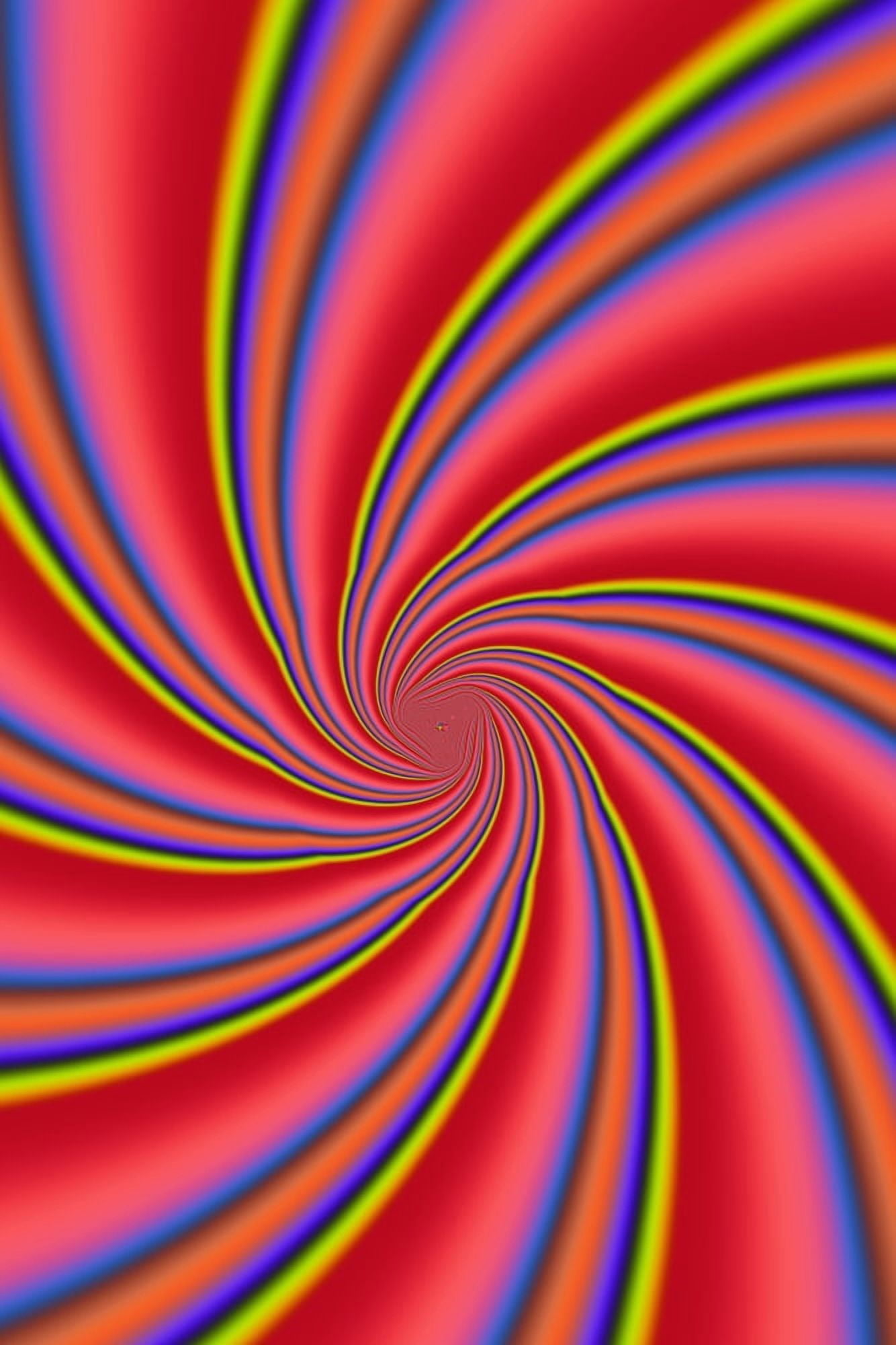 Rainbow Swirls Canvas Art - Paul Sale  Design Pics (26 x 38)