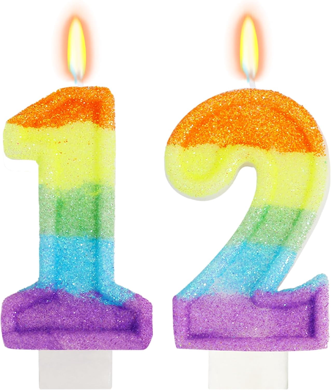 Level 12th Unlocked Cake Topper - Video Game Theme Birthday Decor For Boy Girl, Pre-Assembled Glitter