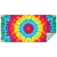 thumbnail image 1 of Rainbow Tie Dye Circular Pattern Rectangle Tablecloth 60"x120",Waterproof Polyester Rectangle Table Cloth, Wipeable Spillproof Polyester Tablecloth for Dining, Camping, Indoor and Outdoor, 1 of 6