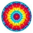 thumbnail image 1 of Rainbow Tie Dye Circular Pattern Round Fitted Tablecloth with Elastic Edge,Dining Table Cover Waterproof,Outdoor Round Tablecloth for Camping,Dining,Indoor and Outdoor, 1 of 7