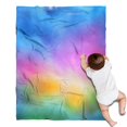 thumbnail image 1 of Rainbow Tie Dye Cloud Pattern Blanket,Comfortable Soft Flannel Throw Blanket,All Season,Warm Lightweight Blankets for Sofa Bed Couch Living Room Chair,30"x40", 1 of 4