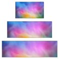 thumbnail image 1 of Rainbow Tie Dye Cloud Pattern Kitchen Rugs Sets Of 3,Kitchen Runner Rugs Non Skid Washable,Decorative Kitchen Floor Mats for Kitchen,Sink,Laundry,17"x30"+ 17"x47" + 17"x59", 1 of 6