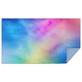 thumbnail image 1 of Rainbow Tie Dye Cloud Rectangle Tablecloth 60"x102",Waterproof Polyester Rectangle Table Cloth, Wipeable Spillproof Polyester Tablecloth for Dining, Camping, Indoor and Outdoor, 1 of 6