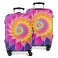 thumbnail image 1 of Rainbow Tie Dye Floral Pattern Luggage Cover Fashion Suitcase Cover Baggage Covers Fit 25-28 Inch Luggage (Go Travel), 1 of 5