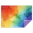 thumbnail image 1 of Rainbow Tie Dye Ink Pattern Rectangle Tablecloth 60"x84",Waterproof Polyester Rectangle Table Cloth, Wipeable Spillproof Polyester Tablecloth for Dining, Camping, Indoor and Outdoor, 1 of 5