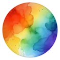 thumbnail image 1 of Rainbow Tie Dye Ink Pattern Round Fitted Tablecloth with Elastic Edge,Dining Table Cover Waterproof,Outdoor Round Tablecloth for Camping,Dining,Indoor and Outdoor, 1 of 7