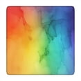 thumbnail image 1 of Rainbow Tie Dye Ink Pattern Square Fitted Tablecloth with Elastic Edge,Square Table Cover,Washable Elastic Table Cover for Home Kitchen Party Decor 34"x34", 1 of 6