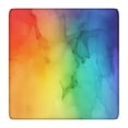 thumbnail image 1 of Rainbow Tie Dye Ink Pattern Square Fitted Tablecloth with Elastic Edge,Square Table Cover,Washable Elastic Table Cover for Home Kitchen Party Decor 36"x36", 1 of 6