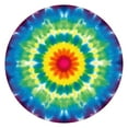thumbnail image 1 of Rainbow Tie Dye Mandala Flower Pattern Round Fitted Tablecloth with Elastic Edge,Dining Table Cover Waterproof,Outdoor Round Tablecloth for Camping,Dining,Indoor and Outdoor, 1 of 7