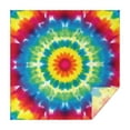 thumbnail image 1 of Rainbow Tie Dye Mandala Flower Pattern Square Tablecloth,Waterproof Square Table Cover,Wipeable Spillproof Washable Table Cover for Home Kitchen Party Decor 42"X42"(107x107cm), 1 of 6