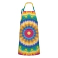 thumbnail image 1 of Rainbow Tie Dye Mandala Pattern Apron-Garden Aprons for Women with Pockets-Cotton Linen Waterproof Kitchen Cooking Gardening Aprons Adjustable for Kitchen,Cooking,BBQ and Salon 33x27 Inch, 1 of 7