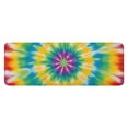 thumbnail image 1 of Rainbow Tie Dye Mandala Pattern Kitchen Rug Mat,Kitchen Runner Rugs Non Skid Washable,Decorative Kitchen Floor Mats for Kitchen,Sink,Laundry,17"x47.2", 1 of 7
